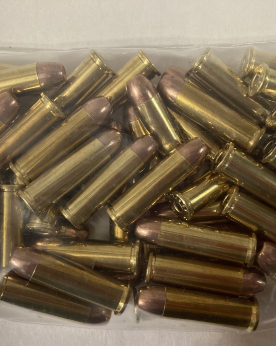 38 Special 100gr. Flat Point  [Box of 50] Once-Fired  Brass