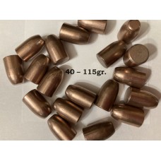40 S&W 115gr. Flat Point [1000 count]  NOT LOADED AMMUNITION