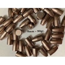 9mm 90gr. Frangible Flat Point [500 count]